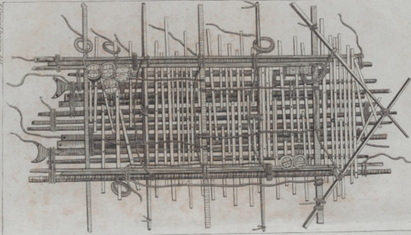 Plan du radeau de la Méduse