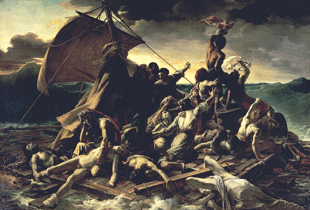 Le radeau de la Méduse tableau peint en 1919 par Théodore Géricault