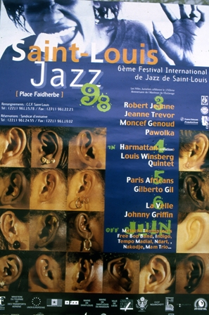 Affiche Saint Louis Jazz 1998
